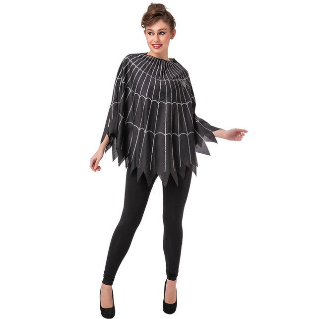 Wicked Costumes Leuke poncho spinnenweb Ollie