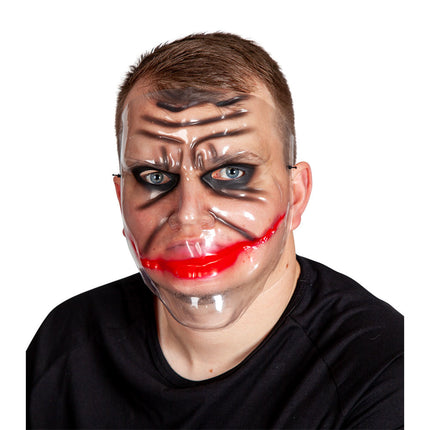 Wicked Costumes Masker Evil Prankster transparant