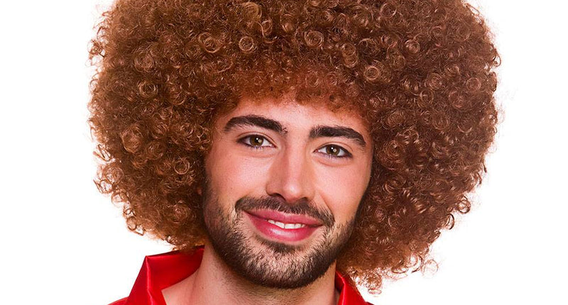 Wicked Costumes Mega afro pruik Jennie bruin