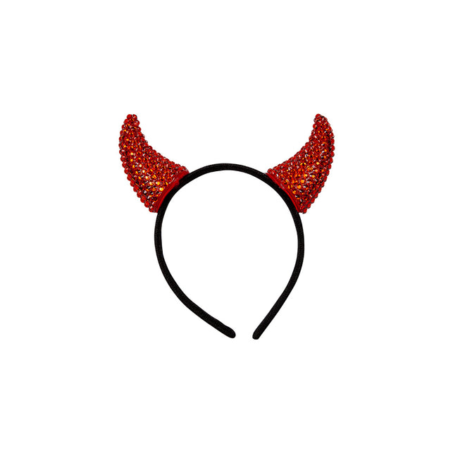 Wicked Costumes Mooie duivelhoorntjes rode diamant Ferluci