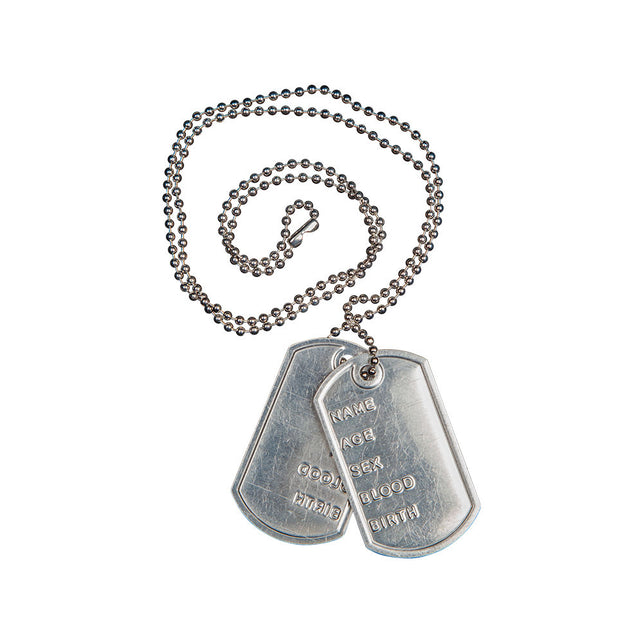 Wicked Costumes Naamplaatje aan ketting voor soldaat