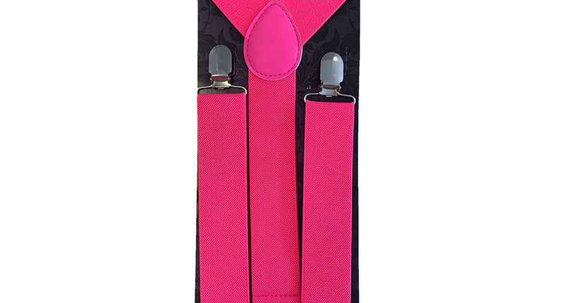 Wicked Costumes Neon roze bretels breed 35mm