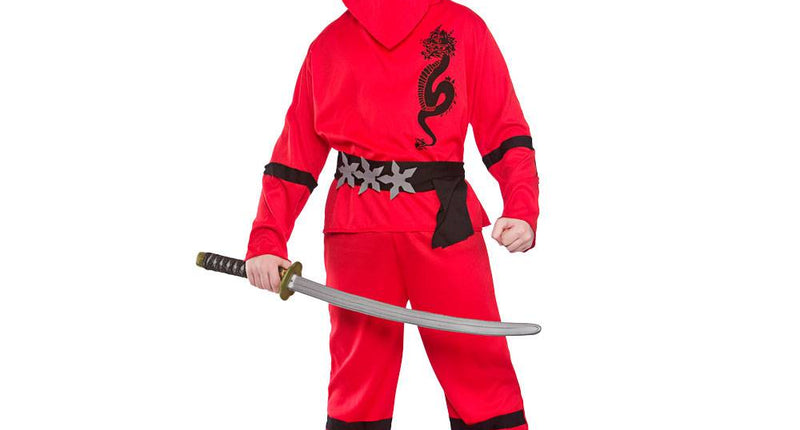 Wicked Costumes Ninja pak power rood