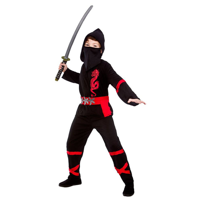 Wicked Costumes Ninja pak power zwart