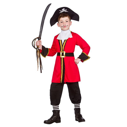 Wicked Costumes Piraten Kapitein pak voor kinderen