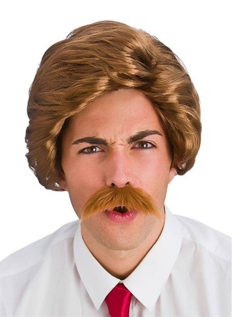 Wicked Costumes Pruik Guy 80-jaren donker blond