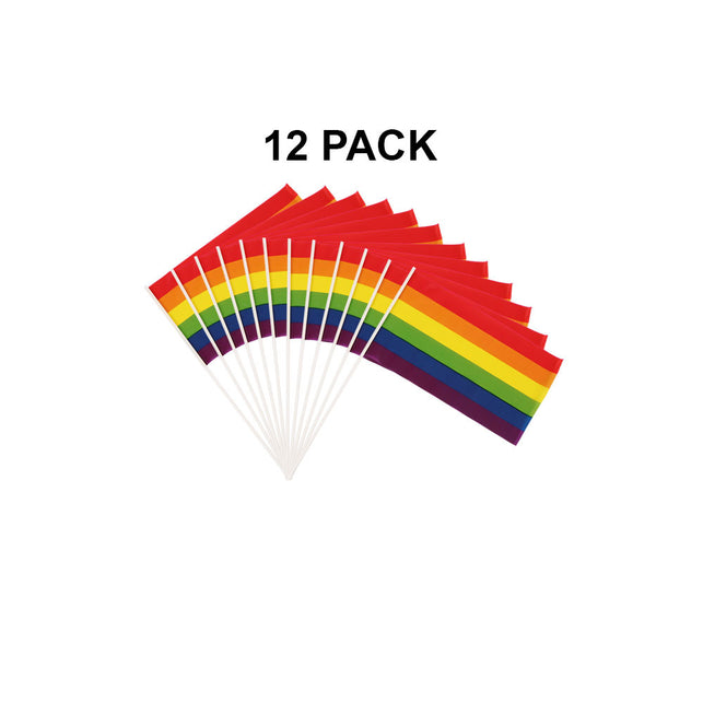 Wicked Costumes Regenboog hand vlag