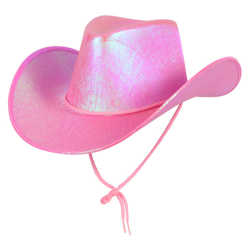 Wicked Costumes Roze cowboyhoed glitter