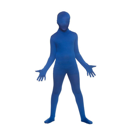 Wicked Costumes Second skin pak blauw kids
