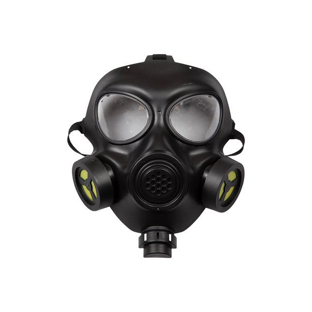 Wicked Costumes Stoer zwart gasmasker Ruud