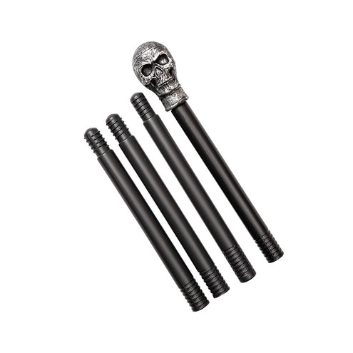 Wicked Costumes Stoere scepter grijs schedel 88cm