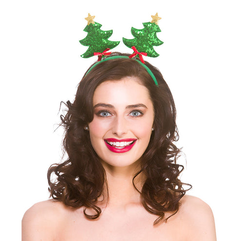 Wicked Costumes Tiara met kerstboom boppers