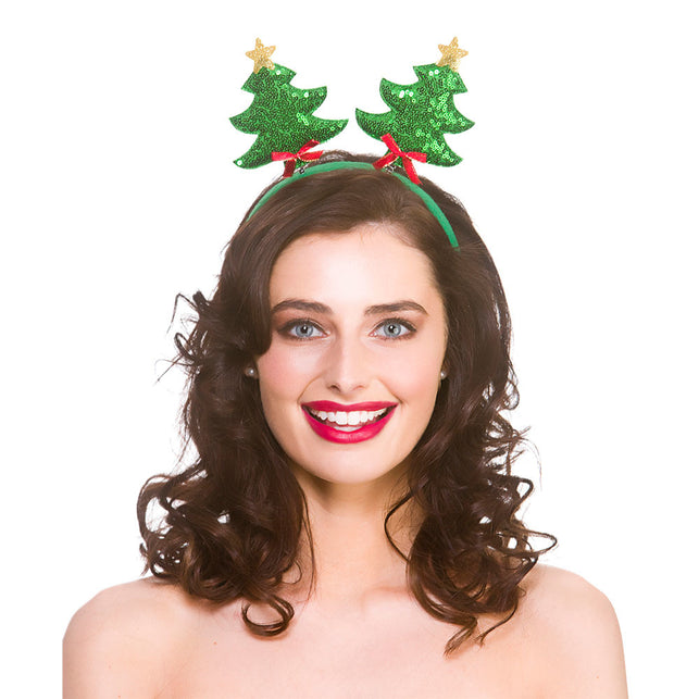 Wicked Costumes Tiara met kerstboom boppers