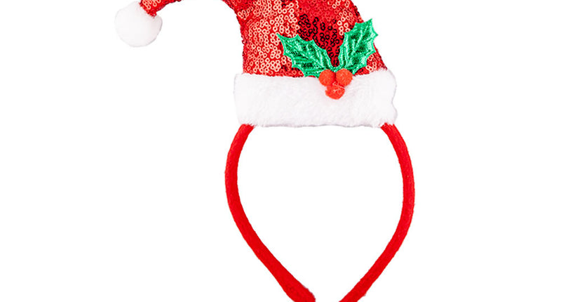 Wicked Costumes Tiara met mini  kerstmuts Santa
