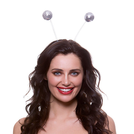 Wicked Costumes Zilveren antenne met voelsprieten Space