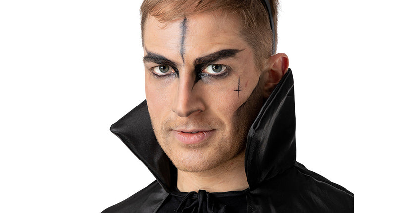 Wicked Costumes Zwarte duivelhoorntjes diadeem Satan