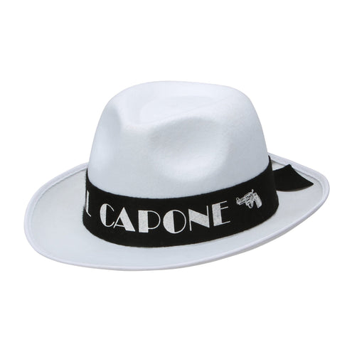Widmann SRL Hoed Al Capone wit
