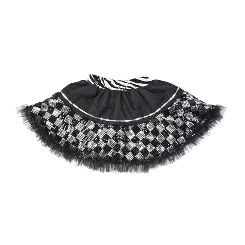 Widmann SRL Zwarte tutu pailletten petticoat